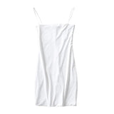 Slimming Shows A Thin, High-Waisted Double-Layer Flat-Mouth Dress, A Woman's Summer Tight Buttocks Sling Skirt.-Outfit