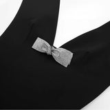Spring Jewelry Bowtie Trim Vest 2805777-Outfit