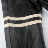 Grunge Biker Zip-Up Faux Leather
