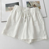 Fongt Black Wide Leg Pants Loose Casual Pants Children 2023 Summer New High Waist Show Thin Thin Shorts