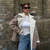 Fongt Autumn And Winter New Maillard Wearing Fur One Casual Jacket Woman