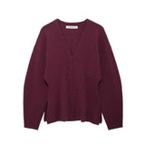 Fongt Women's ZA Autumn/Winter New Sleeve Knitted Coat Knitted Miniskirt Set