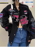 vintage motorcycle bomber jacket with