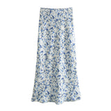 Spring Print Slim Shirt 2580126 Medium Skirt 2581133-Outfit
