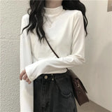 Fongt 2024 New Interior With Long-Sleeved T-Shirt Student Top Women's
