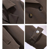 Office Mid Pleated Skirt Two Piece Sets Women Korean Short Blazer Jackets And A-line Skirts Suit Elegant Spring Fall