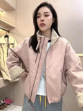 Short Plus Wool Lamb Coat Female Autumn And Winter New 2024 Korean Version Popular Small Thick Warm Jacket-Outfit