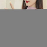 Elegant Turtleneck Women Knitted Pullover Sweater Fashion Autumn Long Sleeve Jumper Button Korean Pink Winter
