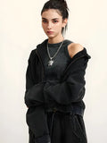 Zip-Up Cropped