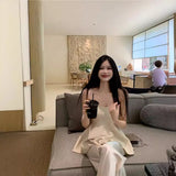 Pure-Want Retro Bare Shoulder Small Sling Women Take The Autumn New Outer Vest Sleeveless Bottom