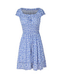 Square Collar Cotton Print