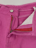 Pink Casual Relaxed Boyfriend Jeans-Outfit