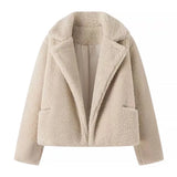Fongt Explosion Women's Street Fashion Collared Wool Coat