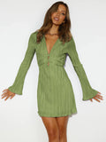 High-grade Flash Dress Summer Slim Fit Tied