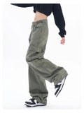 Vintage 90s Green Cargo Jeans-Outfit