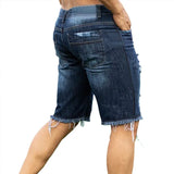 Vintage And Slim And Broken Hole Stretch Jeans Man-Outfit