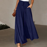 Wide Leg High Waist Long Culottes