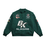 Coats Varsity Baseball Bomber Jacket Women Hip Hop Harajuku Bone Letter Patchwork Jackets Streetwear Men Unisex coat