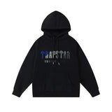 Rainbow Gradient Letter Tiger Head Printing Ins Trendy Sweater Trousers Jogging Suit-Outfit