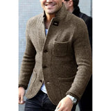 Fongt Men's Men's Blazer Suit Collar Long Sleeve Pocket Shirt Men's Jacket Coat