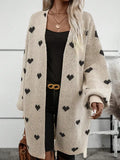 Fongt Love Knitted Shirt Fashion Casual Sweater Coat Woman