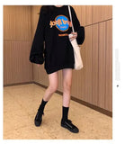 hoodie Women Sweatshirts Long Sleeve Hoodies Casual Letter print Loose Pullovers Harajuku Sweatshirt Female