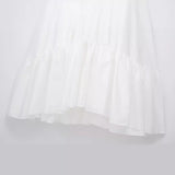 Spring Series Laminated Decorative Poplin Suspender Dress 2673072-Outfit