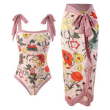 Fongt One-Piece Bikini Suit Women's Bikini Three-Piece