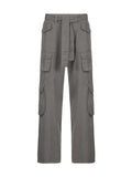 gray 90s vintage cargo pants with cargo