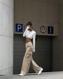 Fongt Autumn And Winter New Commuter High-Waisted Trousers Casual Trousers Women