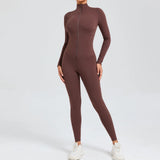 Fongt Long Sleeve Yoga Suit High Intensity Fitness Exercise Tiset 10041-Outfit