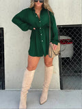 Fongt Women's Clothing In Autumn 2025 Fashion Solid Color Long-Sleeved