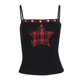 Summer New Sexy Hot Girl Blouse Women's Dress Dark Fashion Five-Pointed Star Suspenders Vest Girl-Outfit
