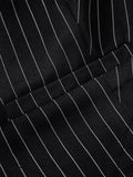 Pinstripe Detail Two Piece Set-Outfit