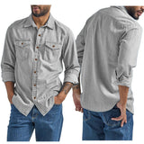 Fongt Of The Cowboy Man Shirt Burst Men's Spring And Autumn Cardigan Wish European Version Of The Code Fast Selling