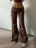 Straight Leg Pocket Cargo Pants-Outfit