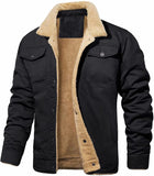 Fongt And Winter Men's Jacket With Velvet Cotton Work Clothes Casual Jacket Jacket