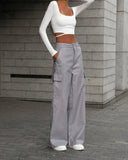 Fongt Autumn And Winter New Commuter High-Waisted Trousers Casual Trousers Women