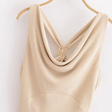Summer Dress With Gold Inlaid Flute And Bare Back 3578568-Outfit