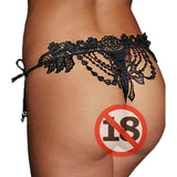 Sex Water-Soluble Lace Lace Bilateral Strap Hollow Lady Low-Rise Underwear
