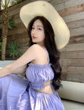 Fongt Shot Small Design New Summer New Holiday Fairy Wind Dress Strap Back Leisure Holiday Sling Dress Female-Outfit