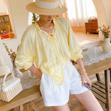 Fongt Spring And Summer New Shirt Women Loose Design French Temperament Lady Shirt Shenzhen South Oil Women's