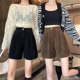 Academia High Waist Corduroy