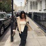 Side Slit Tube Top-Outfit