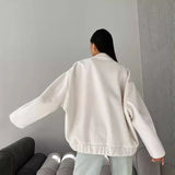 Fongt Years Of Autumn And Winter New Loose Leisure Collar Big Pocket Solid Women's Coat