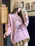 Knit Jersey Print Sweater-Outfit