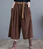 Academia Wide Leg Corduroy