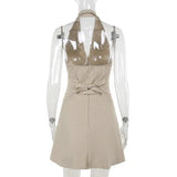 Buttoned Cropped Vest And Mini Skirt Set-Outfit