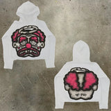 Men's Hoodie Y2K Original Hip-Hop Cartoon Graphic Print Pullover Fashion Leisure Loose Sports Shirt Man-Outfit