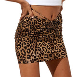Waist Goth Y2K Mini Skirts Women Bandage Drawstring Ruched Slim Pencil Skirt Sexy Summer Fashion Wrapped Bottoms